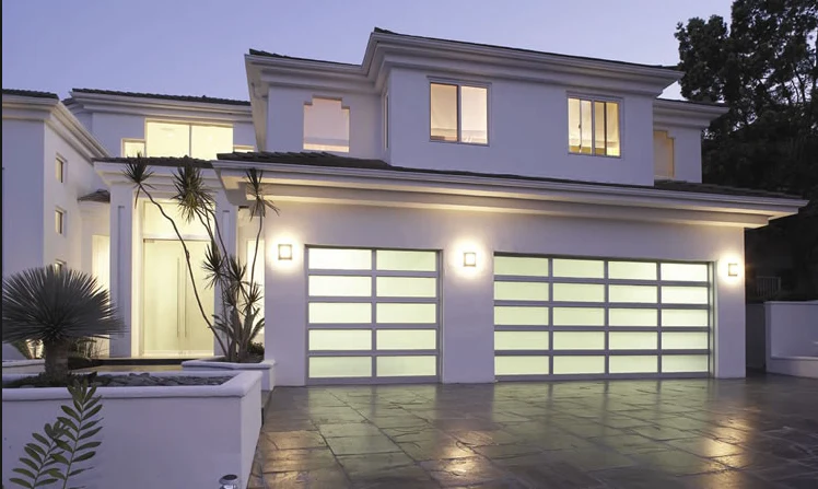 Modern Aluminum Garage door installation by experienced technicians